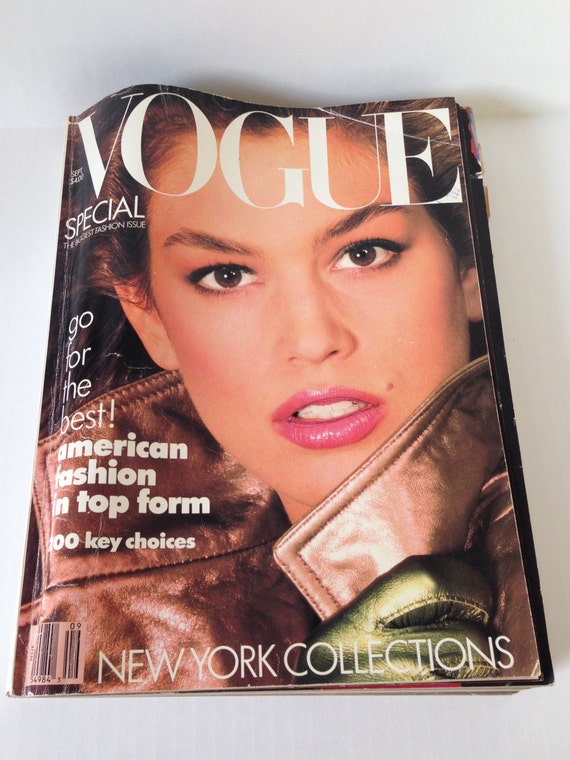 1987 Vogue magazine Cindy Crawford cover by TheTravelingTortoise