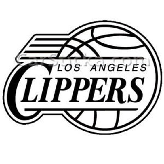 La Clippers Logo Black And White : New Era LA Clippers Black/Graphite ...