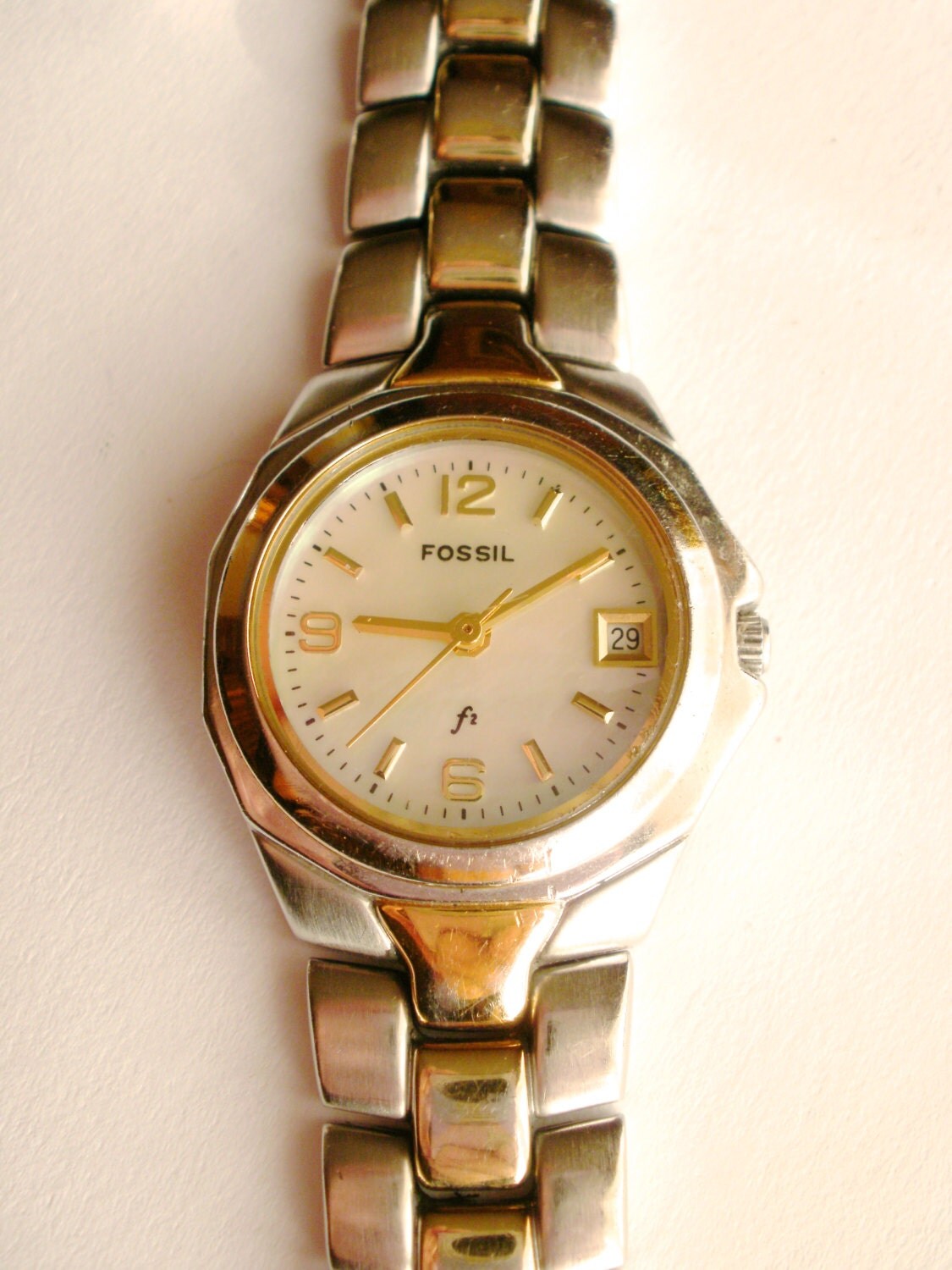 FOSSIL F2 Gold and Silver Ladies Quartz Wrist by AutomatonJourney