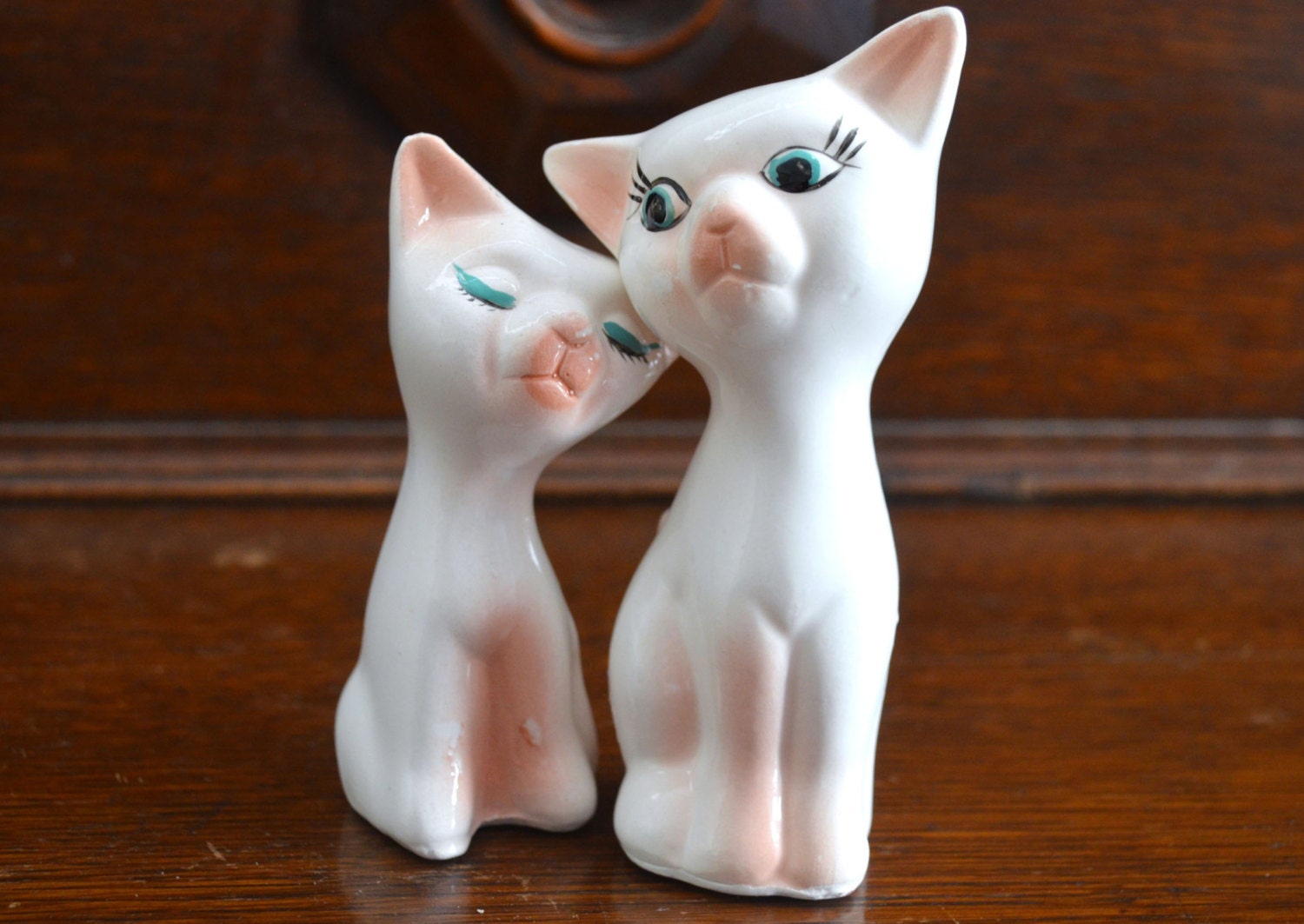 Siamese Cat Salt And Pepper Shakers Vintage Sandp By Trashtiques