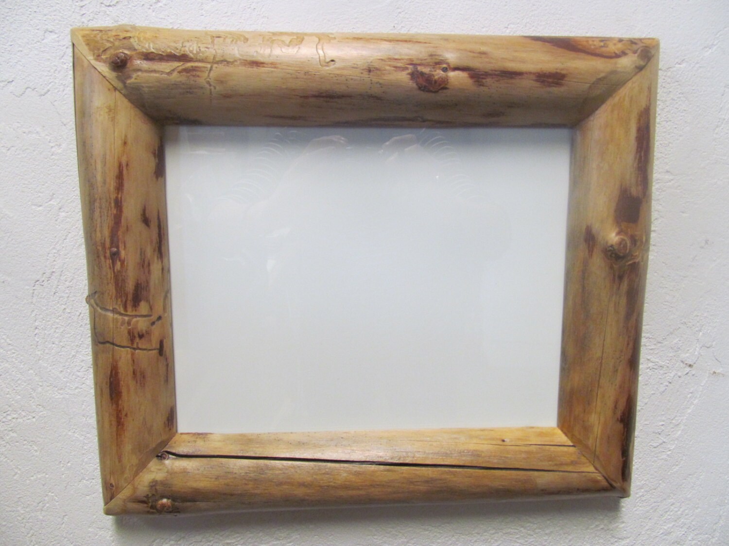 Rustic Picture Frame Great Cabin Decor natural wood frame