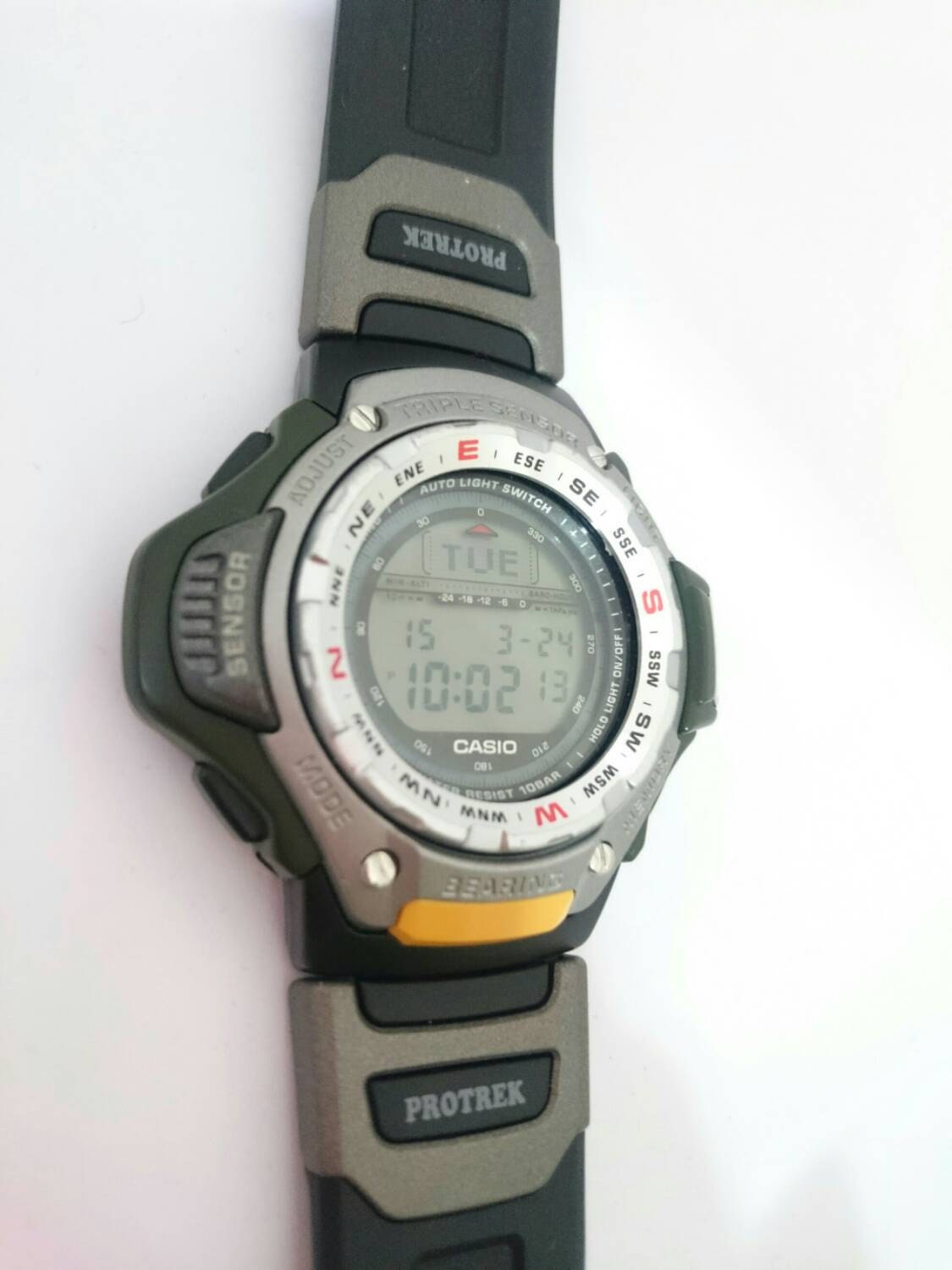 CASIO g-shock 2199 PRT-41SJ 1980s Pro trek sensor Vintage watch