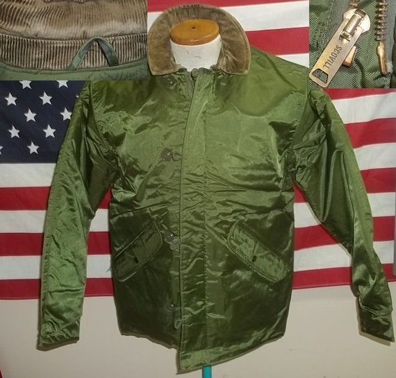 USN US Navy A2 type deck flotation jacket impermeable for