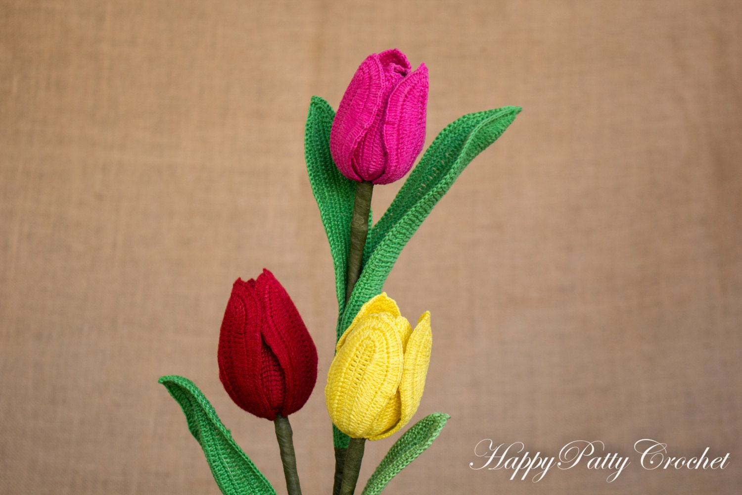 Crochet Tulip Pattern and Instructions Crochet Flower