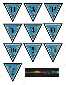 Popular items for over the hill banner on Etsy