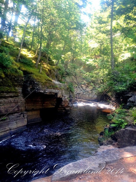 Sturgeon River Travel Michigan Nature by DreamlandStorytime