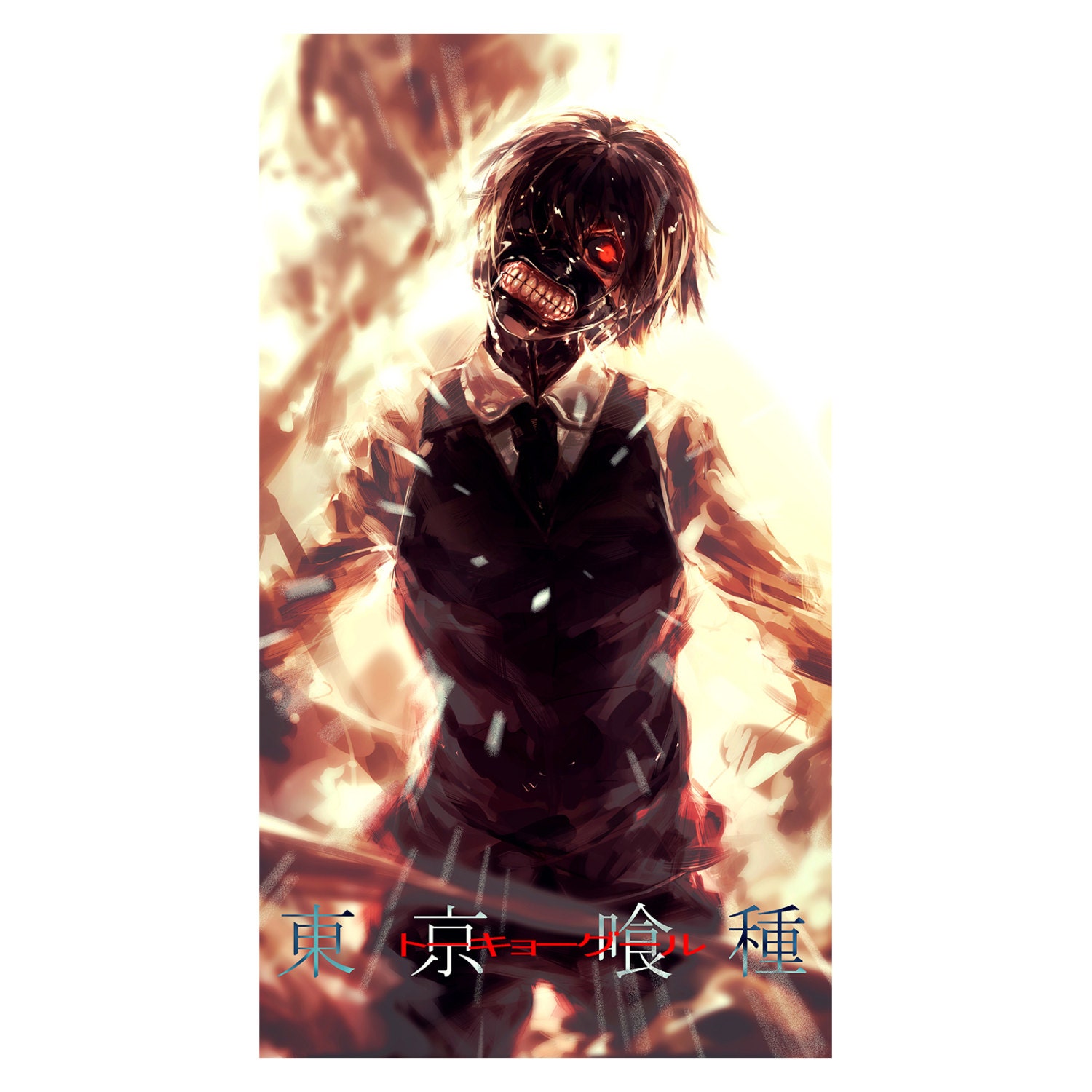 Tokyo Ghoul Anime Manga Panorama Print Poster by WorldOfPoster