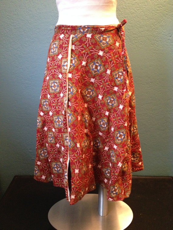 Thai Wrap Skirt by PaisleyPortals on Etsy