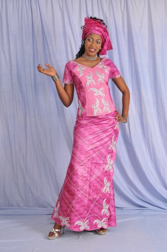 Items similar to African women s brocade clothing  on Etsy 