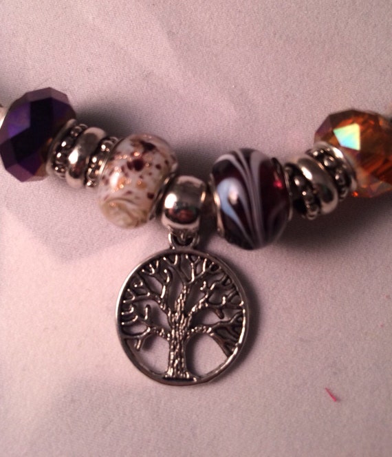 Tree of life yoga chakra anklet anklet by enchantedheadwear