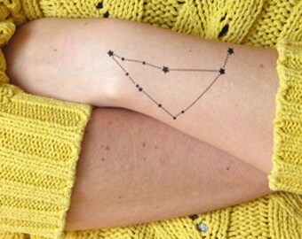 Capricorn - Temporary tattoo (Set of 2)