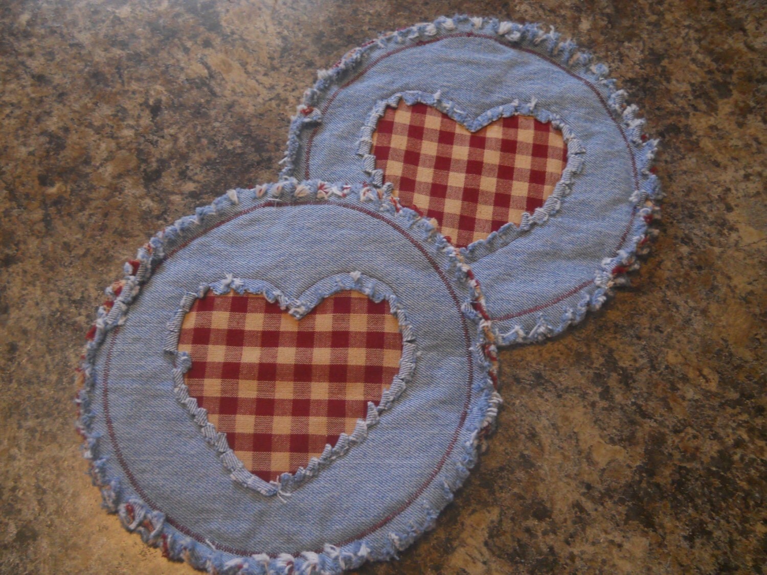 Blue Jean Pot Holders Blue Jean Hot Pads Denim Pot Holders