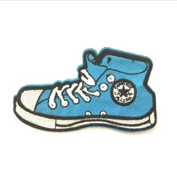 colorful patch converse