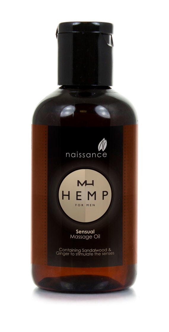 Hemp for Men Massage Oil 100ml by naissanceuk on Etsy