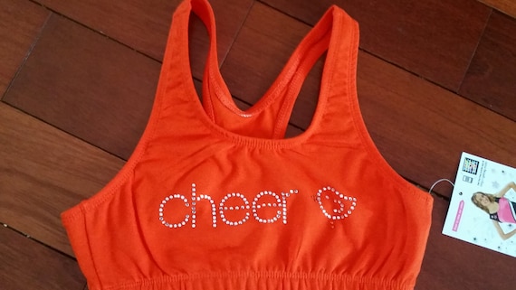 rhinestone sports bra