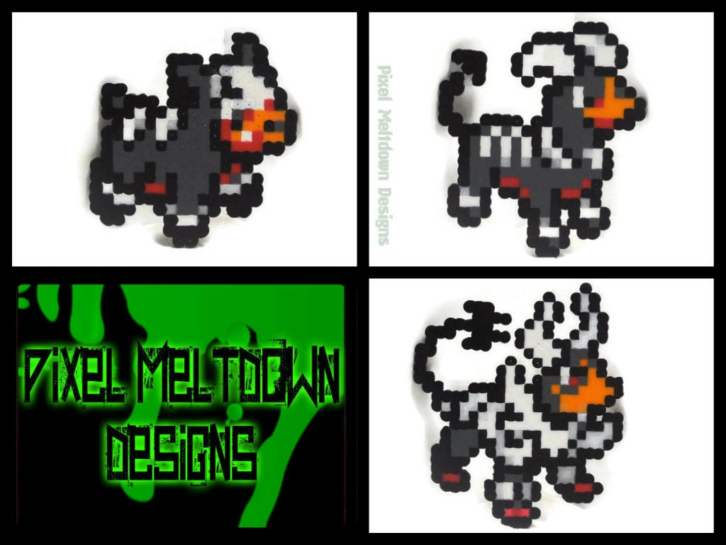 Houndour Houndoom Mega Houndoom Pokemon Pixel Art By Pixelmeltdown 6782