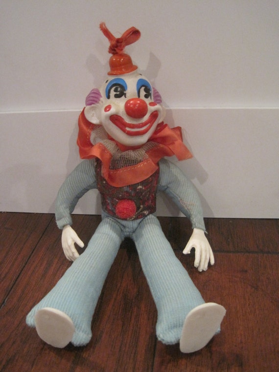 stuffed clown doll