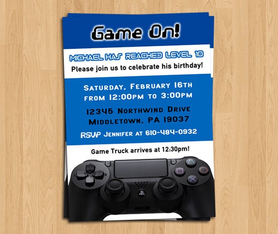 gaming-invitation-gamer-birthday-invite-ps4-by-lifeplustwo