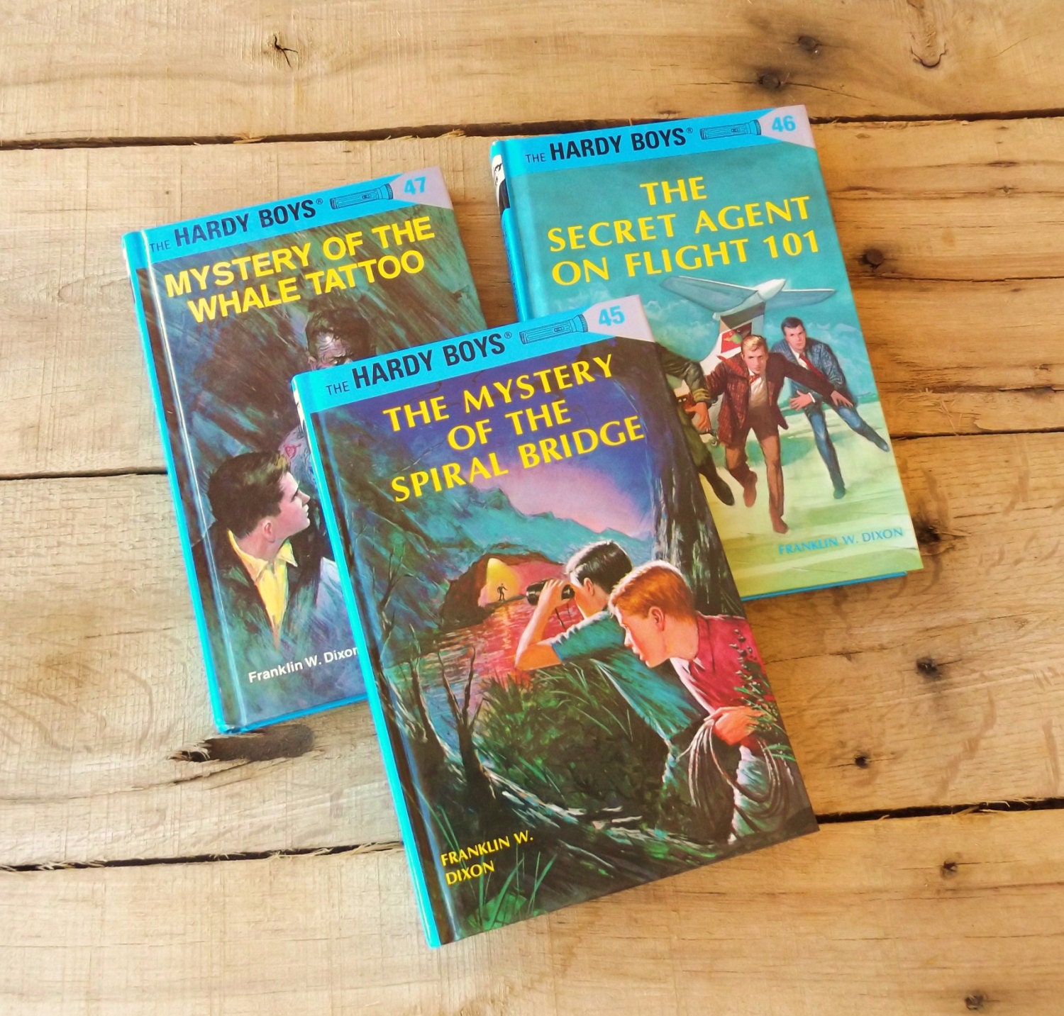 Vintage 1990s Hardy Boys Book Set Hardy Boys by SweetAppleVintage