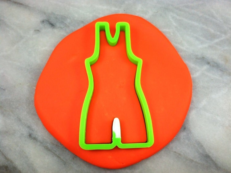 Wrestling Singlet Outline Cookie Cutter by TheCookieCutterLady
