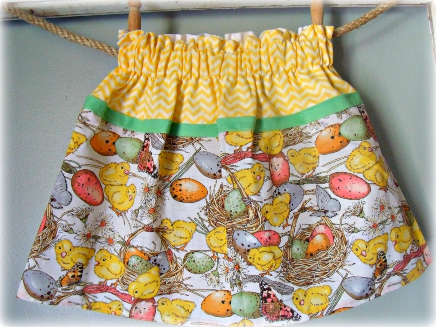 Easter skirt by PollyEstherBoutique on Etsy