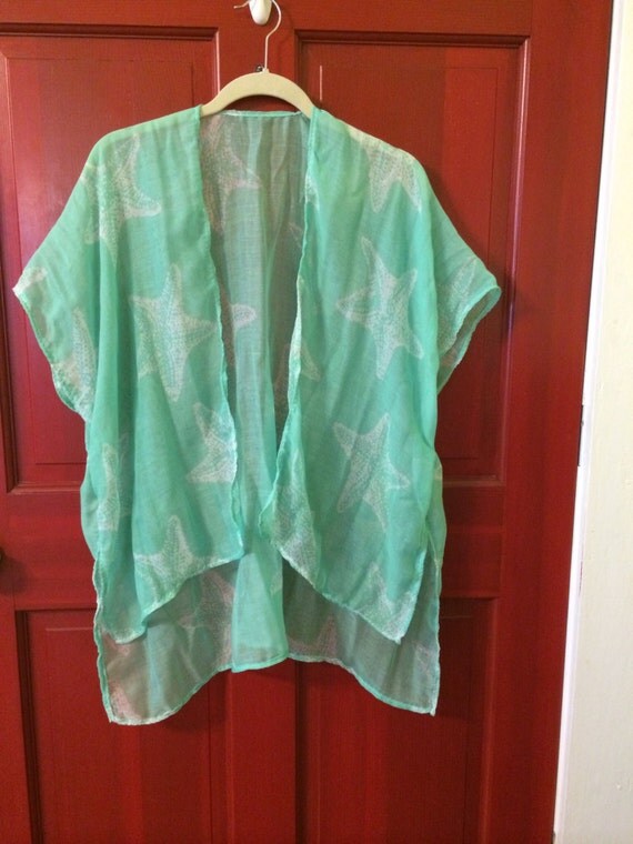 Blue to Gray Ombré Kimono by Leialohadesignss on Etsy