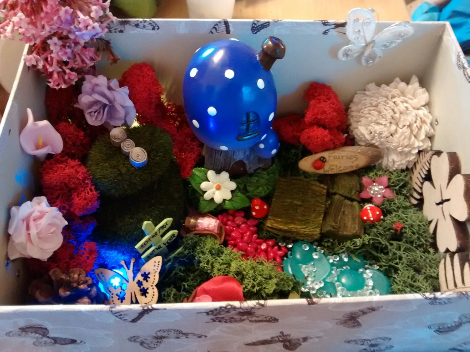 Indoor Fairy Garden Kit DIY Miniature Garden Kit by MerryElfmas