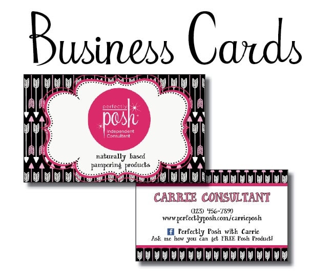 Perfectly Posh Diy Business Cards For By Southernprinting On Etsy Perfectly Posh Business Card Template