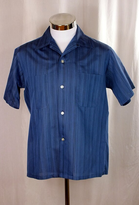 50s 60s Towncraft Men's Shirt Cotton Poly by MayfairMarketplace