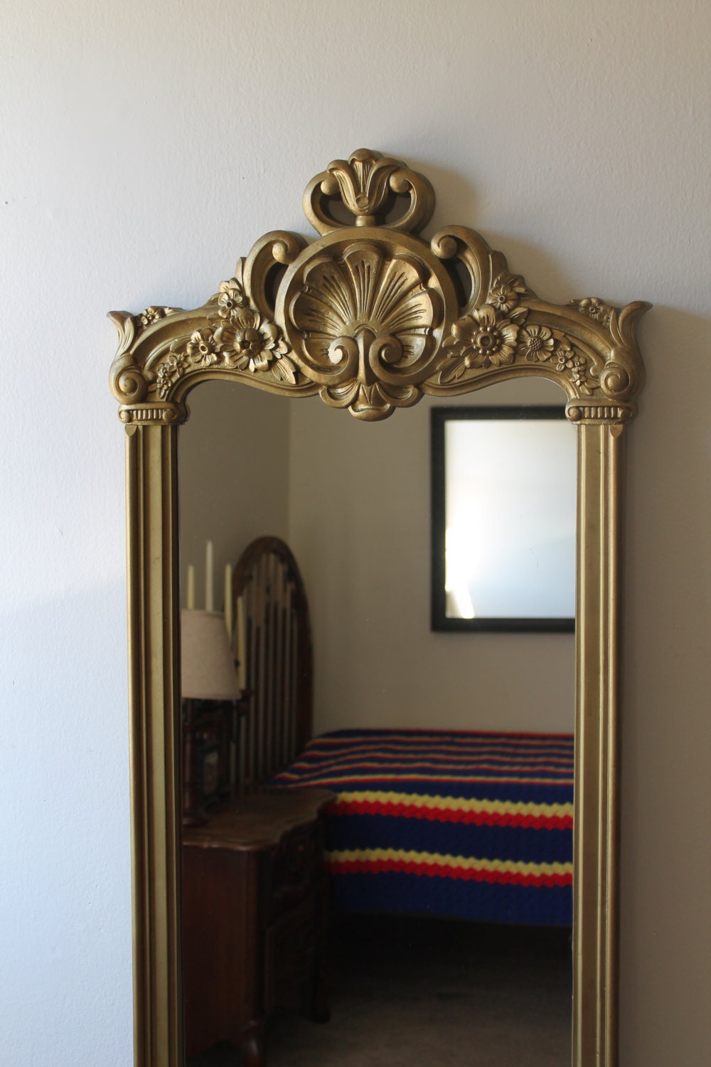 Ornate Mirror Full Length Mirror Floor Mirror by OldWorldCharmMe