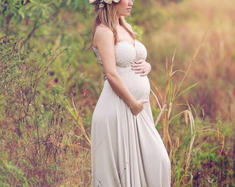 Convertible Maternity Dress/ Infinity Dress / Maternity Dress/