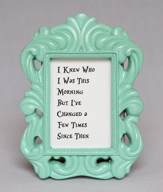 Inspirational Desk Accessories custom framed quote alice in wonderland motivational Inspirational Desk Accessories custom framed quote alice in wonderland motivational