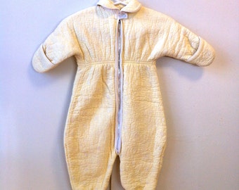 1950s baby snowsuit