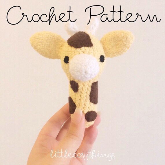 crochet giraffe for stuffed pattern Crochet George Amigurumi by Pattern MINI Pattern LittleCosyThings