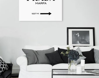 Picture, framework prada marfa, canvas art â€¦