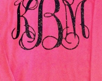 initials on shirt sleeve