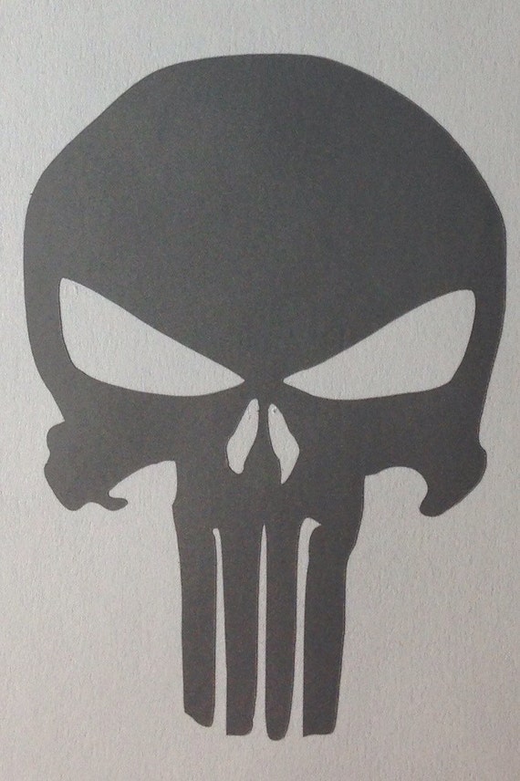 American sniper inspired punisher skull vinyl sticker