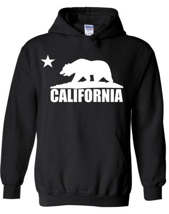 California White Bear Hoodie Hooded Sweatshirt California