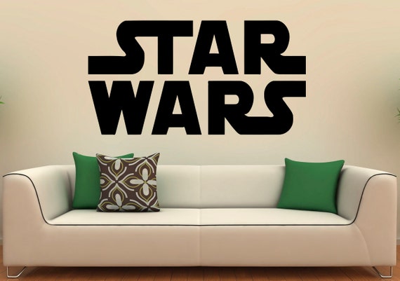 Star Wars Logo Wall Decal Vinyl Stickers Home Interior Art