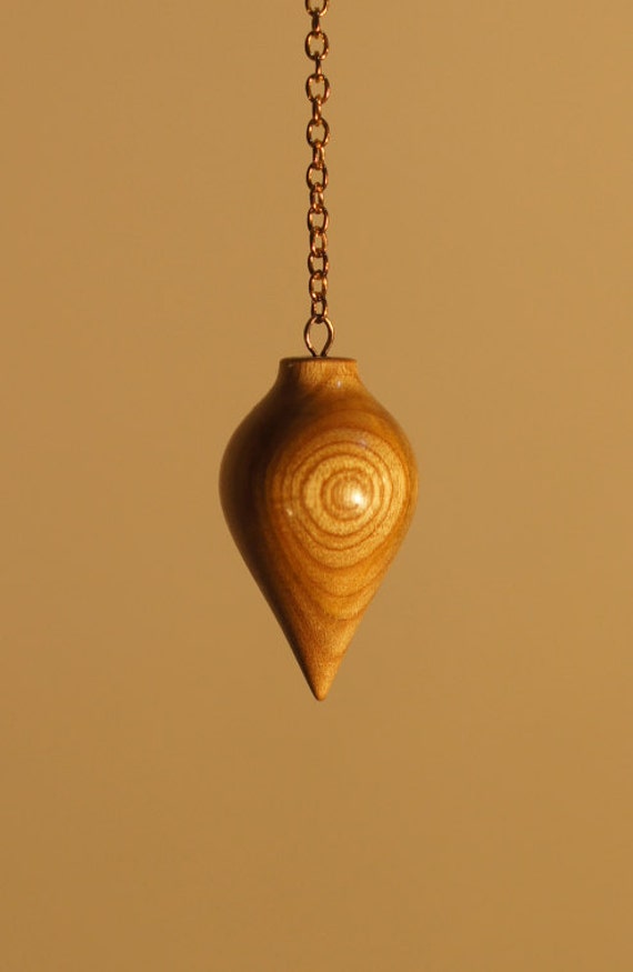 Elm Wood Dowsing Pendulum // Wooden Pendulum