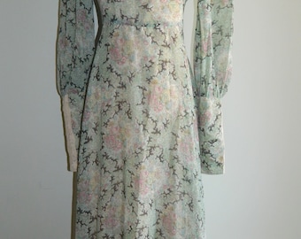 Vintage 1960's Gunne Sax Black Label Dress
