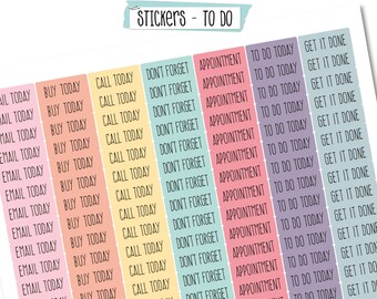 Scrapdelight Planner Stickers - To Do