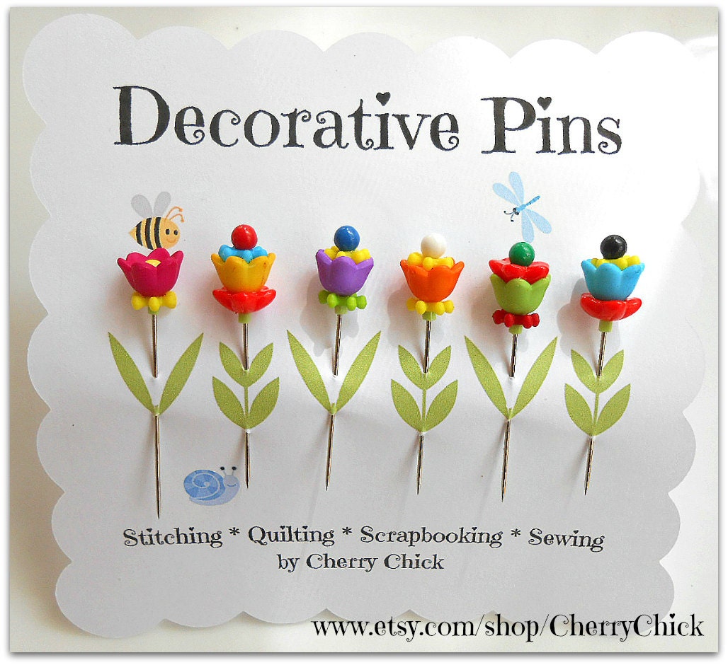 Decorative Pins Sewing Pins Fancy Pins Pin by CherryChick