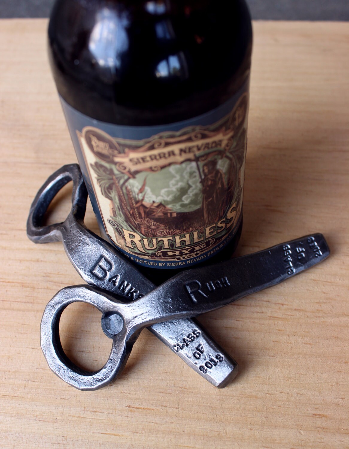 Bottle Openers Personalized with Names & Date by hammeronsteel