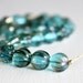 25 Aqua Celsian Melon 8mm Czech Glass