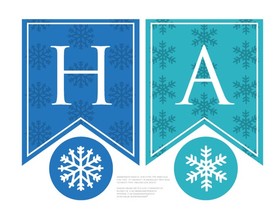 personalized frozen birthday banner printable for a frozen