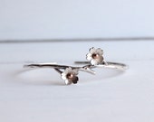 Cherry Blossom Cuff, Bridesmaid gifts, Wedding Jewelry, Spring weddings, Stacking bracelets,Cherry Blossom Jewelry made by Hapa Girls