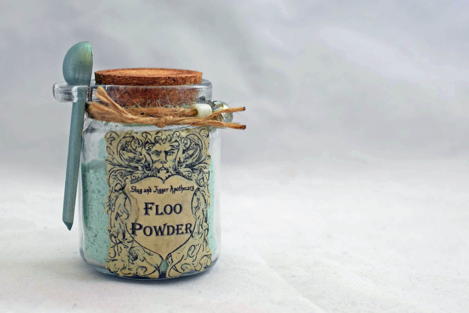 FLOO POWDER Decorative Harry Potter Glass Jar of Magical