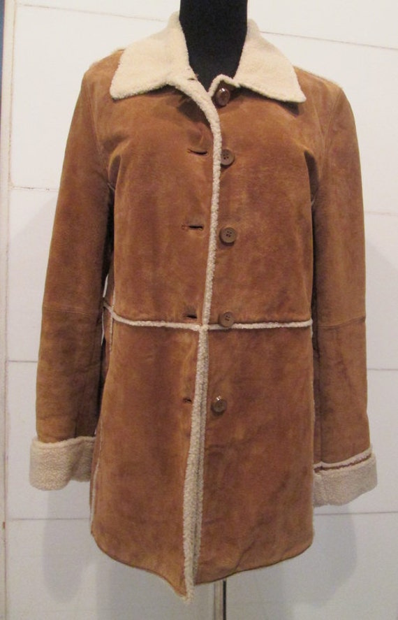 Vintage St. John's Bay Suede Coat Jacket / Washable