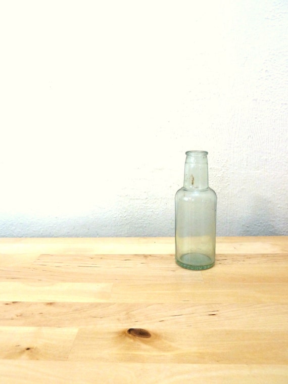 Vintage Small Glass Bottle Tournades Kitchen  Bouquet 